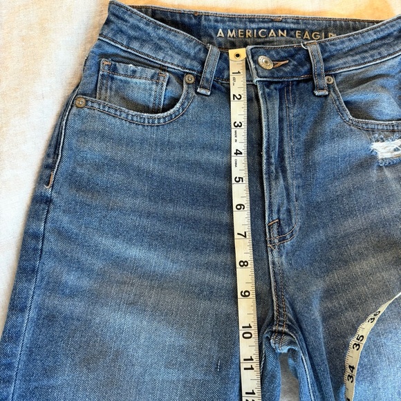 American Eagle Outfitters mom‎ jeans Classic Blue Denim Jeans - Picture 8 of 9